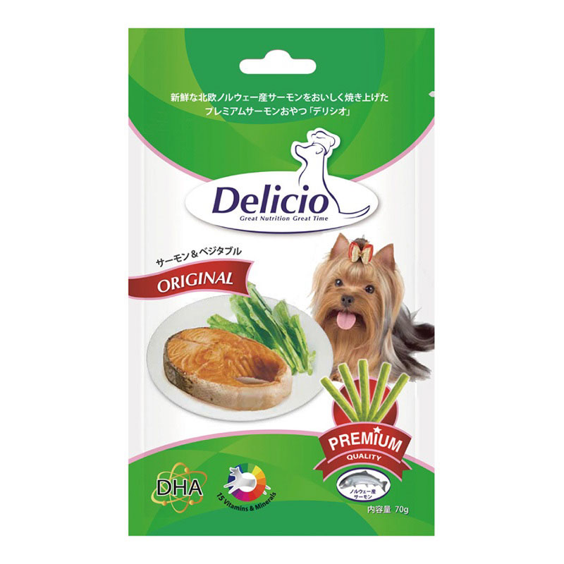 犬用 おやつ Delicio デリシオ オリジナル サーモン