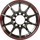 5ZIGEN ホイール BLACK-MAN GI 16インチ 5.5 インセット-0 5穴 PCD139.7 G.BLACK/RED LINE BMG6550053BD