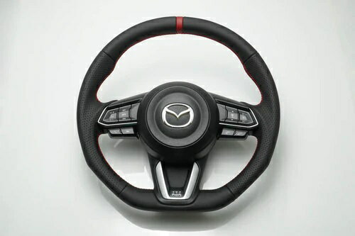 オートエクゼ スポーツステアリングホイール MAZDA2/デミオ DJ5FS/DJ5AS/DJLFS/DJ3FS/DJ3AS-300001〜、DJLAS-100001〜 KFA1V0310