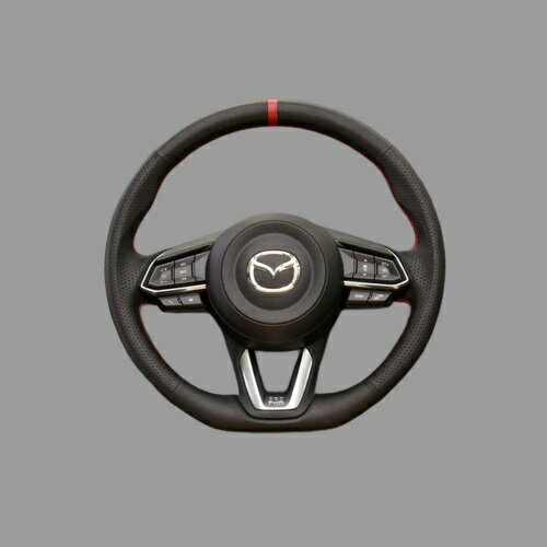 オートエクゼ スポーツステアリングホイール デミオ/CX-5/アクセラ DJ系-〜299999/KE系全車/BM/BY系マイナーチェンジ前車/DK5FW/DK5AW-〜199999 MBM137003