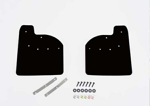 クスコ(Cusco) トヨタ ライズ/スバル レックス用 4×4 STYLE シールドフラップ フロント用 ブラック 2枚セット 1C5-851-FB