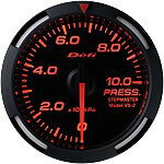 　Defi デフィ Racer Gauge 圧力計 レッドレーサーゲージ DF06605