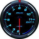 日本精機 Defi (デフィ) メーター【Racer Gauge】60φ 排気温度計 (ブルー) DF11804