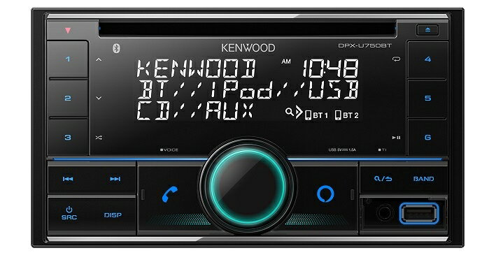 Kenwood（ケンウッド) Bluetooth Alexa対応バリアブルイルミ2DINオーディオデッキ DPX-U750BT