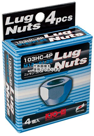 KYO-EI(協永産業) 貫通 21HEX M12×P1.25 4P 4pcs クロームメッキ 103HC-4P(沖縄・離島不可)
