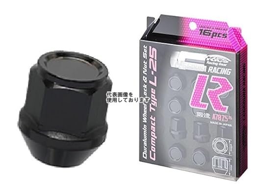 KYO-EI(協永産業) LEGGDURA RACING ショート M12×P1.25 16pcs ブラック KIL36K(沖...