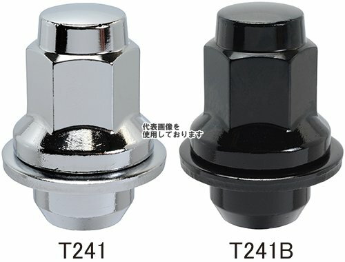 KYO-EI(協永産業) トヨタ純正タイプ ナット 単品 M14×P1.5 1pc ブラック T241B