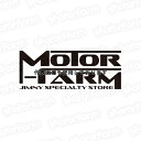 Motor Farm (モーターファーム) モーターファーム ロゴステッカー タイプ2 ブラック SUZUKI ジムニー FLS2-B