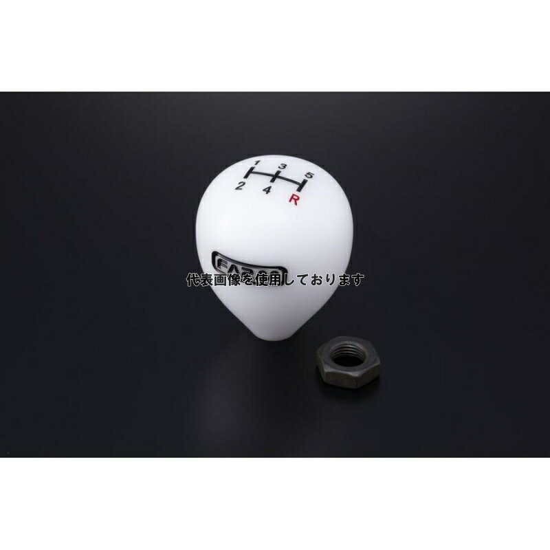 Motor Farm (モーターファーム) ジュラコン製シフトノブ　タイプ2/ホワイト SUZUKI ジムニー MT車 FSJ2..