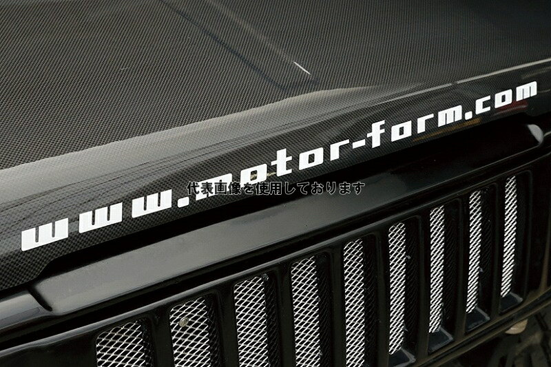 Motor Farm (モーターファーム) モーターファーム URLステッカー W400/ホワイト SUZUKI ジムニー FSU400W