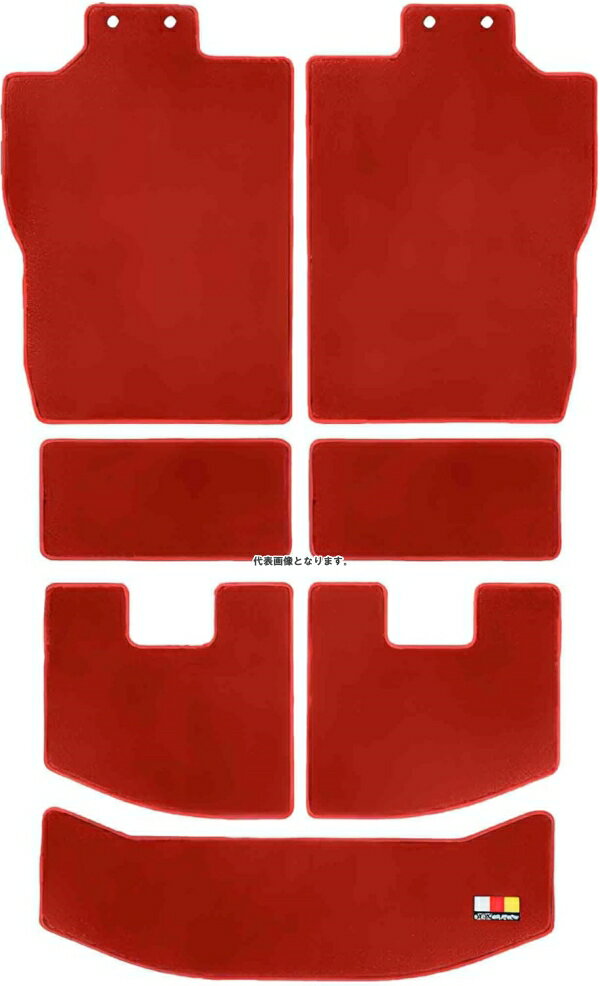 MUGEN (無限) 【スポーツラゲッジマット】レッド N-BOX/N-BOX CUSTOM JF5/JF6 08P11-XNV-K0S0-RR