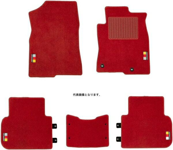 MUGEN (無限)【フロアマット】スポーツマット ホンダ シビック FL1 LXレッド 08P15-XNR -K0S0-RR