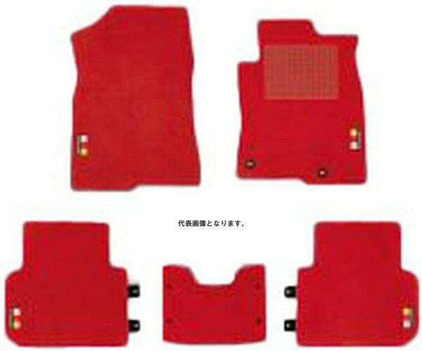 無限 (MUGEN) スポーツマット FL4 レッド 1台分5枚セット 08P15-XNR -K2S0-RR