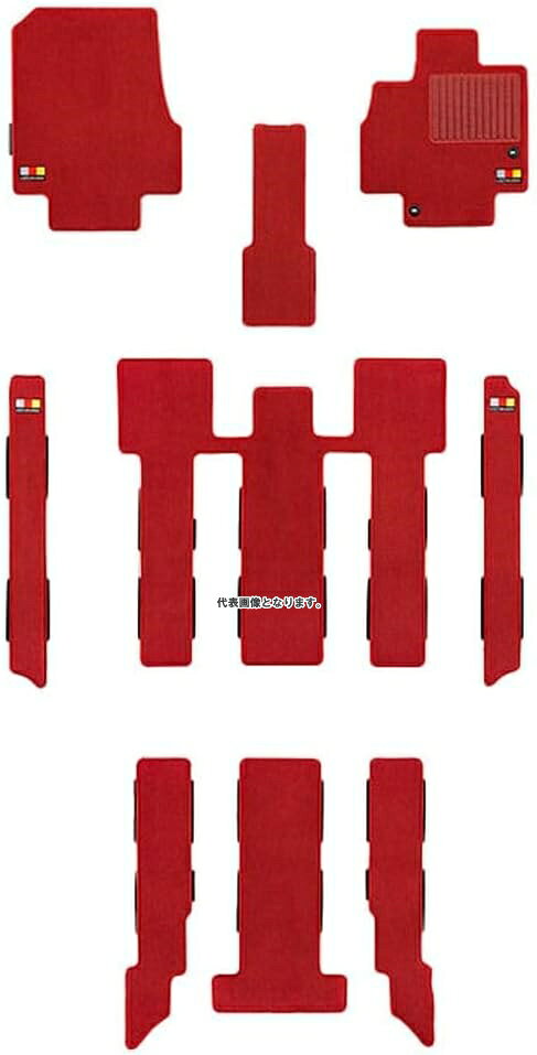 無限 (MUGEN) スポーツマット RP6・7 キャプテンシート レッド 08P15-XNS -K2S0-RR