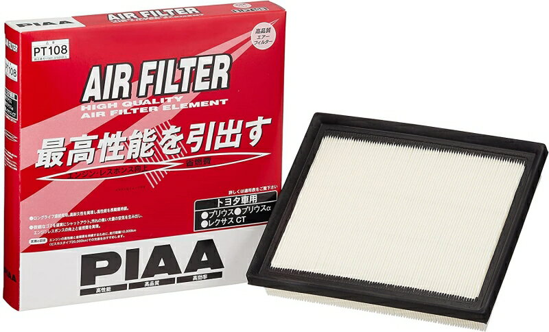 PIAA エアフィルター 17801-37020 品番 PT108
