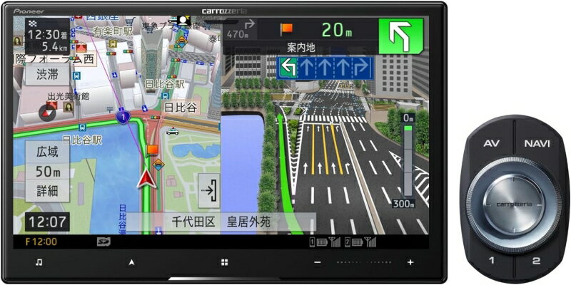 パイオニア 8V型HD/TV/DVD/CD/Bluetooth/USB/SD/チューナー・AV一体型メモリーナビゲーション AVIC-CL912-3