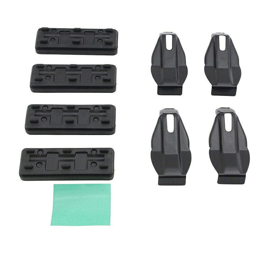 Terzo テルッツォ (by PIAA) ベースキャリア ホルダー 4個入 ブラック 【トヨタ タンク/ルーミー ダイハツ トール M90# M91#】 EH427