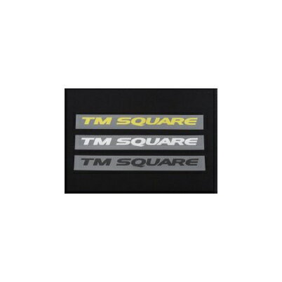 【メーカー直送品】ミノルインターナショナル TM SQUARE TM-SQUARE ステッカー/ホワイト TMPR-TMSQ-W ..