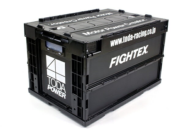 TODAレーシング 折り畳み式プラコンテナ 50L 99900-CTR-000 色＝ブラック