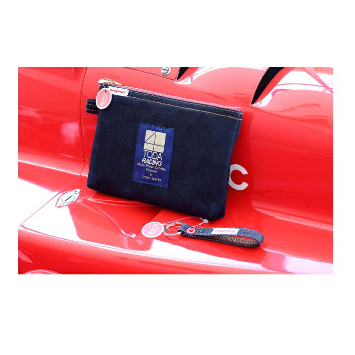 戸田レーシング 戸田 RACINGデニムポーチ 99900-DNM-001