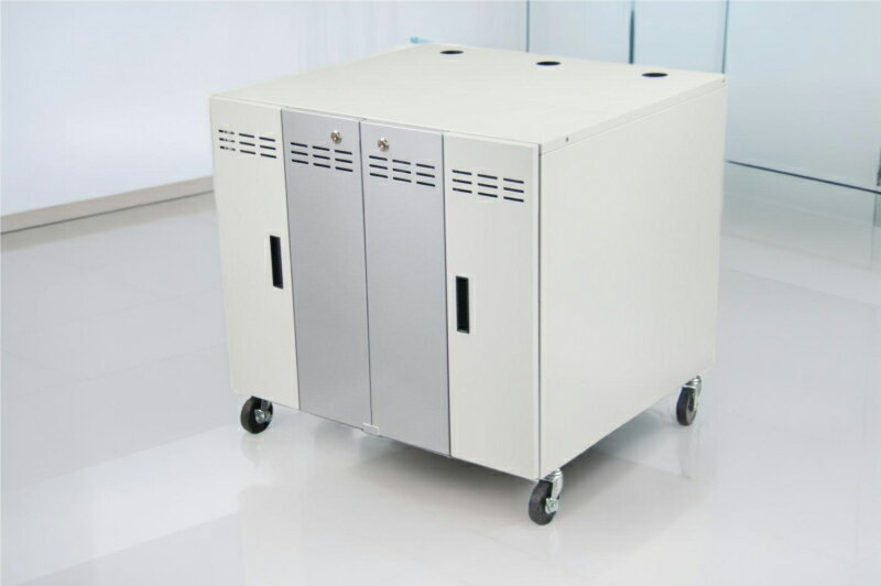 セキュリティワゴン プリンター 収納 在宅ワーク 盗難防止用鍵付き セキュリティラック・防塵ラック組付け可