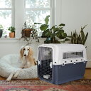 ペットキャリー ハードタイプ 犬 猫 うさぎ ハードキャリー ペットキャリーケース プラスチック製 ペットクレート 航空輸送ボックス 室内用ハウス 両開きドア ...