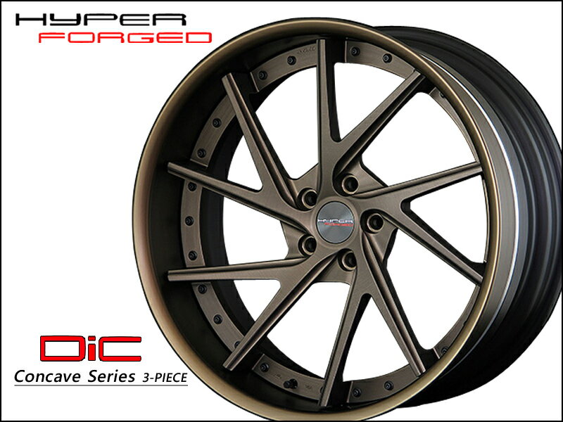 ハイパーフォージド DiC 20インチ×10.5J 5-108〜5-130 Sコンケイブ/リバース ホイール HYPER FORGED 20x10.5J