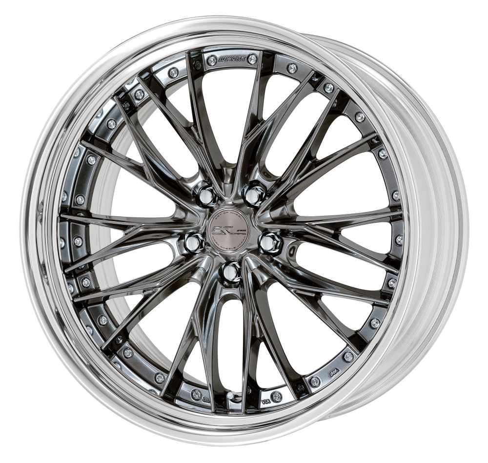 WORK シュヴァート ブルネン 20インチ×8.5J Sリム ホイール ワーク SCHWERT BSB/SRS 20x8.5J