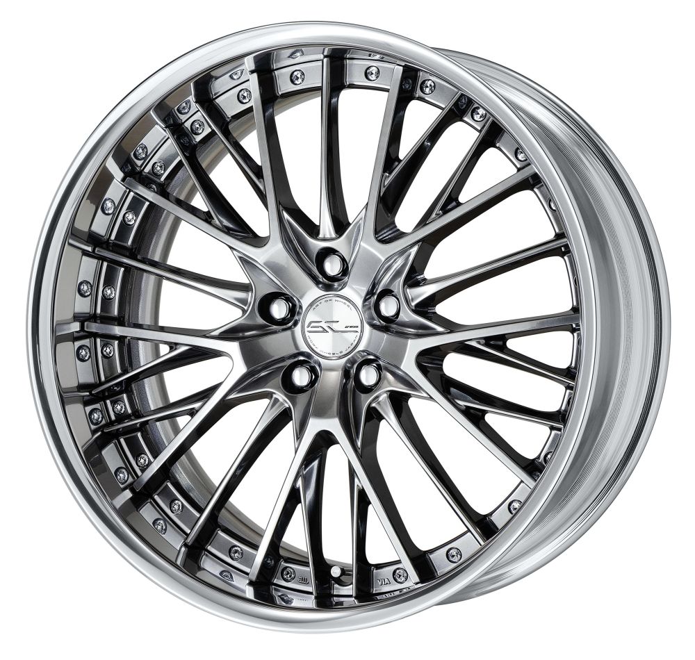 WORK シュヴァート SG2 19インチ×8J FRリム ホイール ワーク SCHWERT GTS/BP 19x8J