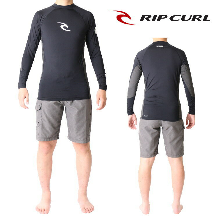 ラッシュガード FITTED ハーフジップ ラッシュガード RASH GUARD 1/4 ZIP 大きいサイズ