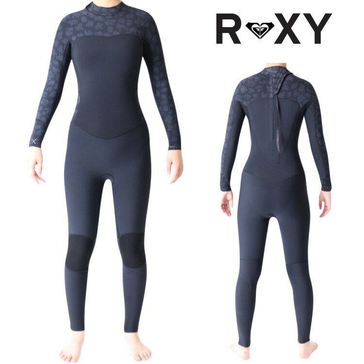 ■ブランド：ROXY(ロキシー) ■モデル：Swell(スウェル) ■タイプ：女性用インナーバリアフルスーツ ■生地厚：4×3mm(ボディー4mm、腕3mm) ■カラー：KVJ0(ブラック) ■商品番号：ERJW103124 ■商品説明 ROXY(ロキシー)ウェットスーツの生地厚4×3mm(ボディ4mm、腕3mm)女性用フルスーツ。運動性と保温性を高次元で融合したSWELL(スウェル)モデル。女性には嬉しいバックファスナー仕様。開口部が広いのでウェットスーツの着脱が容易にできる。メンテナンスもし易く、扱いやすいのが大きな特徴。バックファスナー裏には扇状のインナーバリアを標準装備。ファスナーからの水の侵入を抑えてくれる。裏生地(体幹部)にはロキシー独自の「エコ・スリーク・ウォームフライト」を使用。シルクのようになめらかな裏地が、快適な暖かさを保ちます。軽量かつ撥水性に優れ、柔軟性と速乾性に優れています。インナーには車の鍵などを取り付けられるキーループ付き。 ■サイズチャート サイズ/身長/体重/胸囲/腹囲 2号/155cm/46kg/78cm/62cm 4号/160cm/50kg/81cm/64cm 6号/163cm/54kg/83cm/66cm 8号/166cm/58kg/85cm/68cm 10号/170cm/62kg/90cm/71cm ※ウェットスーツは伸縮性のある素材で出来ておりますので、サイズは目安としてお考えください。また、同じ身長、体重でも体格や着用感には個人差があり、特定のサイズに当てはまった方でも対応できない場合がございます。 ■機能とテクノロジー ●GBSステッチ GBSステッチとは、Glued Blind Stichの訳で「すくい縫い」という意味です。生地を貫通させずに縫い合わせるため、縫製部分から水の浸入を極力抑えることができます。生地の貼り合わせにはボンドを使用し、その後、すくい縫いで縫製します。 ●バックジップ 背中にファスナーがあるこのタイプ(バックファスナー)は、開口部が広いので、ウェットスーツの着脱が容易で、メンテナンスし易いのが特徴です。多くのウェットスーツに用いられている一番オーソドックスなファスナーシステムです。 ●膝パッド 耐久性・柔軟性・軽量に優れた膝パッドで激しい動きも妨げない！サーフィンは膝の動きがとっても大事！常に屈伸運動が必要なサーフィンには重要な要素です。これでカットバックやターンも決まること間違いなし！ ●インナーバリア バックジップ裏側には、扇状のインナーバリアを装着。ファスナーから侵入した水を直接肌に流しません。ボディの冷えを防ぎ長時間のサーフィンでも、体も心もホット！ ●ドレンホール バックジップの下部には、不快な水たまりを防ぐドレンホール付き。インナーバリアとの相乗効果で、冷たい水をとどめずに排出できます。この小さい穴が、大きな効果を発揮します。 ●キーループ 鍵の大小に関わらず取り付けが可能なゴム製のキーループ。車のカギは必ず持っていく。カギを車両近辺に置かないことが、車上荒らしにあわない第一条件です。 ●伸縮性素材 ストレッチ性に優れたストレッチフライトエコネオプレンを使用。パドリングも苦にならず、最高のパフォーマンスを約束する。このストレッチ性は、パフォーマンス向上だけではなく、あなたの体力も奪わない。 ●保温性素材 胸部/背部のエコ・スリーク・ウォームフライト起毛タイプで保温性に優れ、乾きもよくやわらかい生地を使用しているので肌触りも良いです。 ●シールテーピング 生地と生地の継ぎ目は、浸水が特に多い。この部分がシーリングされていると、浸水を極力防いでくれる！冷たい水からボディをガード、耐久性もアップしている。 ●シールパッチ 負荷がかかる生地と生地の継ぎ目には、シールパッチの加工がされており、耐久性と強度をアップさせています。 ●ベルクロレスト ウェットスーツ着脱の際に、マジックテープが内側に貼り付いてしまう・・・せっかくのなめらかな生地が台無しに！！大切なウェットスーツを傷めないために、着脱の際や、お手入れの際には、ぜひご活用いただきたいベルクロレスト。 ●首周りスキン素材 首周り内側をスキン素材にすることにより、ソフトな肌触りで擦れを防いでくれる。スキン素材は密着度が高いので水の侵入も抑えてくれる。■ブランド：ROXY(ロキシー) ■モデル：Swell(スウェル) ■タイプ：女性用インナーバリアフルスーツ ■生地厚：4×3mm(ボディー4mm、腕3mm) ■カラー：KVJ0(ブラック) ■商品番号：ERJW103124 ■商品説明 ROXY(ロキシー)ウェットスーツの生地厚4×3mm(ボディ4mm、腕3mm)女性用フルスーツ。運動性と保温性を高次元で融合したSWELL(スウェル)モデル。女性には嬉しいバックファスナー仕様。開口部が広いのでウェットスーツの着脱が容易にできる。メンテナンスもし易く、扱いやすいのが大きな特徴。バックファスナー裏には扇状のインナーバリアを標準装備。ファスナーからの水の侵入を抑えてくれる。裏生地(体幹部)にはロキシー独自の「エコ・スリーク・ウォームフライト」を使用。シルクのようになめらかな裏地が、快適な暖かさを保ちます。軽量かつ撥水性に優れ、柔軟性と速乾性に優れています。インナーには車の鍵などを取り付けられるキーループ付き。 ■サイズチャート サイズ/身長/体重/胸囲/腹囲 2号/155cm/46kg/78cm/62cm 4号/160cm/50kg/81cm/64cm 6号/163cm/54kg/83cm/66cm 8号/166cm/58kg/85cm/68cm 10号/170cm/62kg/90cm/71cm ※ウェットスーツは伸縮性のある素材で出来ておりますので、サイズは目安としてお考えください。また、同じ身長、体重でも体格や着用感には個人差があり、特定のサイズに当てはまった方でも対応できない場合がございます。 ●GBSステッチ GBSステッチとは、Glued Blind Stichの訳で「すくい縫い」という意味です。生地を貫通させずに縫い合わせるため、縫製部分から水の浸入を極力抑えることができます。生地の貼り合わせにはボンドを使用し、その後、すくい縫いで縫製します。 ●バックジップ 背中にファスナーがあるこのタイプ(バックファスナー)は、開口部が広いので、ウェットスーツの着脱が容易で、メンテナンスし易いのが特徴です。多くのウェットスーツに用いられている一番オーソドックスなファスナーシステムです。 ●膝パッド 耐久性・柔軟性・軽量に優れた膝パッドで激しい動きも妨げない！サーフィンは膝の動きがとっても大事！常に屈伸運動が必要なサーフィンには重要な要素です。これでカットバックやターンも決まること間違いなし！ ●インナーバリア バックジップ裏側には、扇状のインナーバリアを装着。ファスナーから侵入した水を直接肌に流しません。ボディの冷えを防ぎ長時間のサーフィンでも、体も心もホット！ ●ドレンホール バックジップの下部には、不快な水たまりを防ぐドレンホール付き。インナーバリアとの相乗効果で、冷たい水をとどめずに排出できます。この小さい穴が、大きな効果を発揮します。 ●キーループ 鍵の大小に関わらず取り付けが可能なゴム製のキーループ。車のカギは必ず持っていく。カギを車両近辺に置かないことが、車上荒らしにあわない第一条件です。 ●伸縮性素材 ストレッチ性に優れたストレッチフライトエコネオプレンを使用。パドリングも苦にならず、最高のパフォーマンスを約束する。このストレッチ性は、パフォーマンス向上だけではなく、あなたの体力も奪わない。 ●保温性素材 胸部/背部のエコ・スリーク・ウォームフライト起毛タイプで保温性に優れ、乾きもよくやわらかい生地を使用しているので肌触りも良いです。 ●シールテーピング 生地と生地の継ぎ目は、浸水が特に多い。この部分がシーリングされていると、浸水を極力防いでくれる！冷たい水からボディをガード、耐久性もアップしている。 ●シールパッチ 負荷がかかる生地と生地の継ぎ目には、シールパッチの加工がされており、耐久性と強度をアップさせています。 ●ベルクロレスト ウェットスーツ着脱の際に、マジックテープが内側に貼り付いてしまう・・・せっかくのなめらかな生地が台無しに！！大切なウェットスーツを傷めないために、着脱の際や、お手入れの際には、ぜひご活用いただきたいベルクロレスト。 ●首周りスキン素材 首周り内側をスキン素材にすることにより、ソフトな肌触りで擦れを防いでくれる。スキン素材は密着度が高いので水の侵入も抑えてくれる。