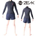 ZEAK(ジーク) ウェットスーツ 女性用 レディース 長袖 タッパー ウエットスーツ