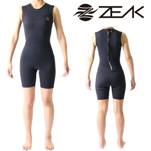 ZEAK(ジーク) ウェットスーツ レディース ショートジョン (2mm) ウエットスーツ サーフィンウエットスーツ ZEAK WETSUITS