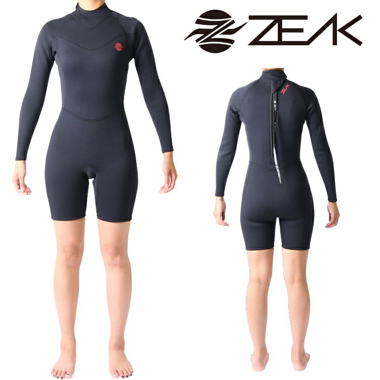 ZEAK(ジーク) ウェットスーツ レディース ロング スプリング (3×2mm) ウエットスーツ サーフィンウエットスーツ ZEAK WETSUITS