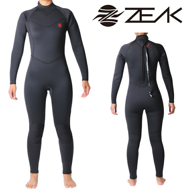 ZEAK(ジーク) ウェットスーツ レディース フルスーツ (5×3mm) ウエットスーツ サーフィンウエットスーツ ZEAK WETSUI…