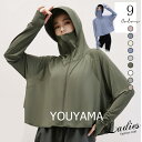 帽子 パーカー ラッシュガード レディース 水着 接触冷感 涼しい UVカット 日焼け防止 UPF50+ 紫外線対策 夏 薄手 指穴 フード付き 速乾