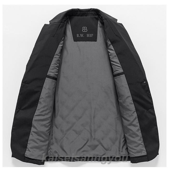 紳士服 スーツ テーラードジャケット メンズ フォーマル ブレザー 秋冬 アウター シングルスーツ 大きいサイズ ビジネス ジャケット 厚手