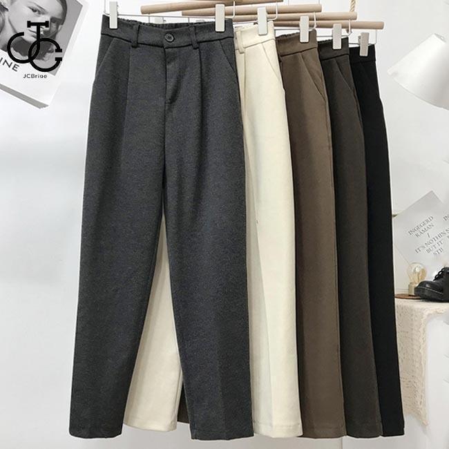 テーパードパンツ厚手レディースサル...