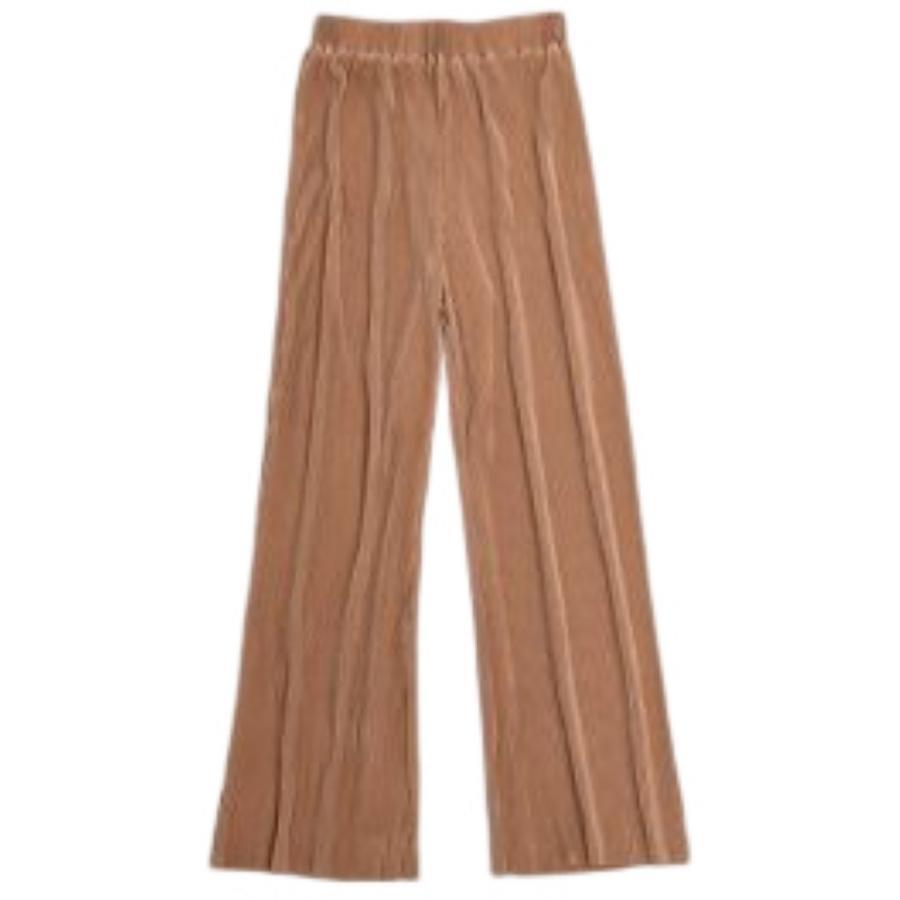 ワイドパンツ プリーツパンツ ロング丈 レディース 長ズボン ボトムス ガウチョ バギー 無地 カジュアル ゆったり きれいめ おしゃれ リラックス