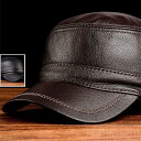 羊革 野球帽 ワークキャップ 本革 レザー LEATHER キャスケット 帽子 メンズ レザー帽子 メンズキャップ 防寒 暖かい 春秋冬 ゴルフ