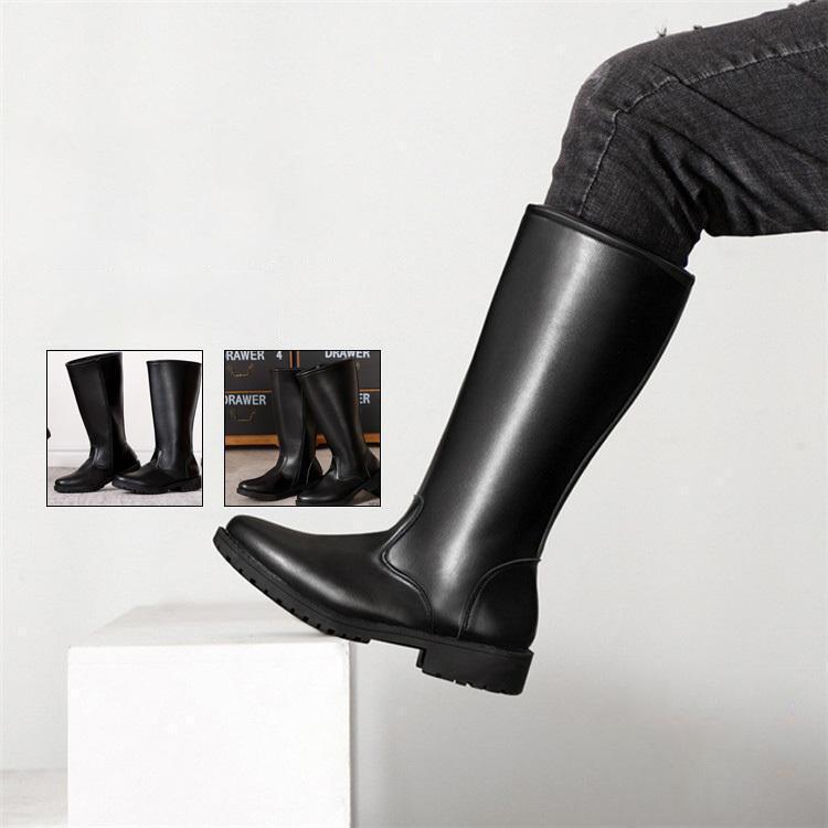 メンズロングブーツブーツワークブー...