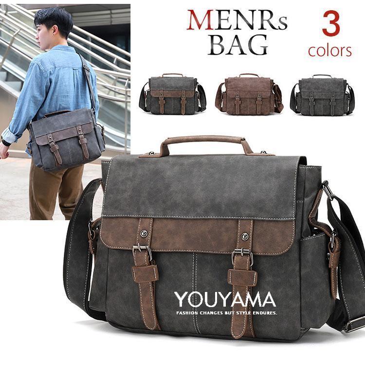 ショルダーバッグ バッグ ビジネスバッグ メンズ カバン メンズバッグ 斜めがけ 新作 大容量 男性 父の日(4.0)