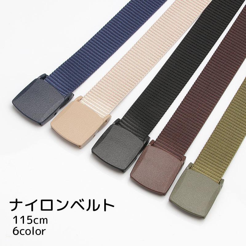 Other - ナイロンベルト メンズ ファッション小物 ブラック グレー ブラウン ネイビー グリーン シンプル