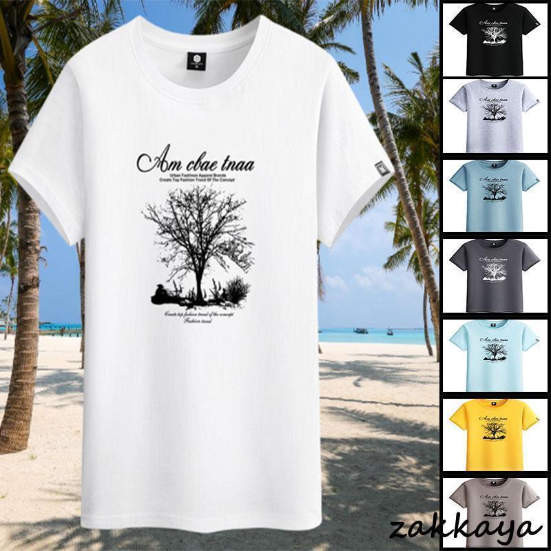 乐天商城 - Tシャツ メンズ 半袖 おしゃれ 白Tシャツ ロンT T-shirt スポーツ 半袖tシャツ 配いろ 涼しい カジュアルクルーネック 丸首 プリント 夏 ゆったり トップス