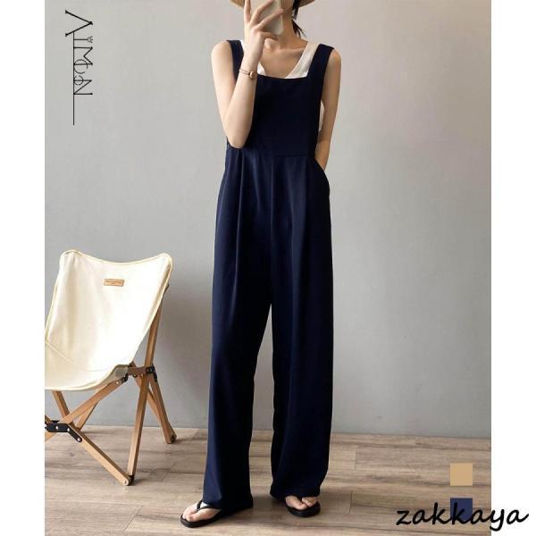 サロペットパンツオールインワン韓国