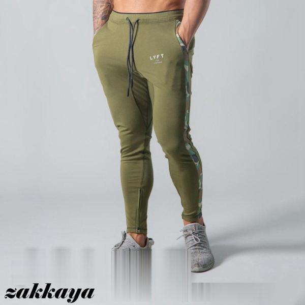 サイドライン ロングパンツ メンズ スポーツウェア フィットネス ランニングパンツ トレーニング スウェット 長ズボン 運動着 ジムウェア ボトムス 春秋