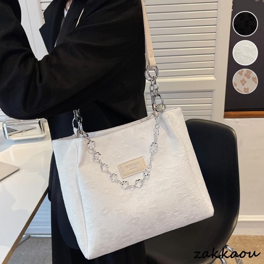 花柄 スクエアトートバッグ レディース