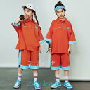 演出 団体服 夏 半袖 キッズダンス tシャツ スカート ヒップホップ服 ランウェイ 風潮 キッズ服装