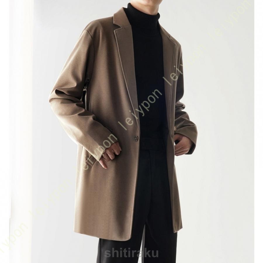 チェスターコートウールコートロング...