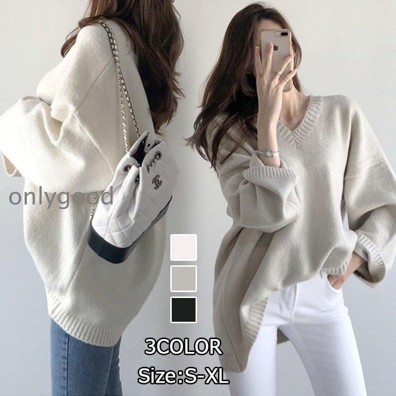 ニットセーターレディースニットソー...